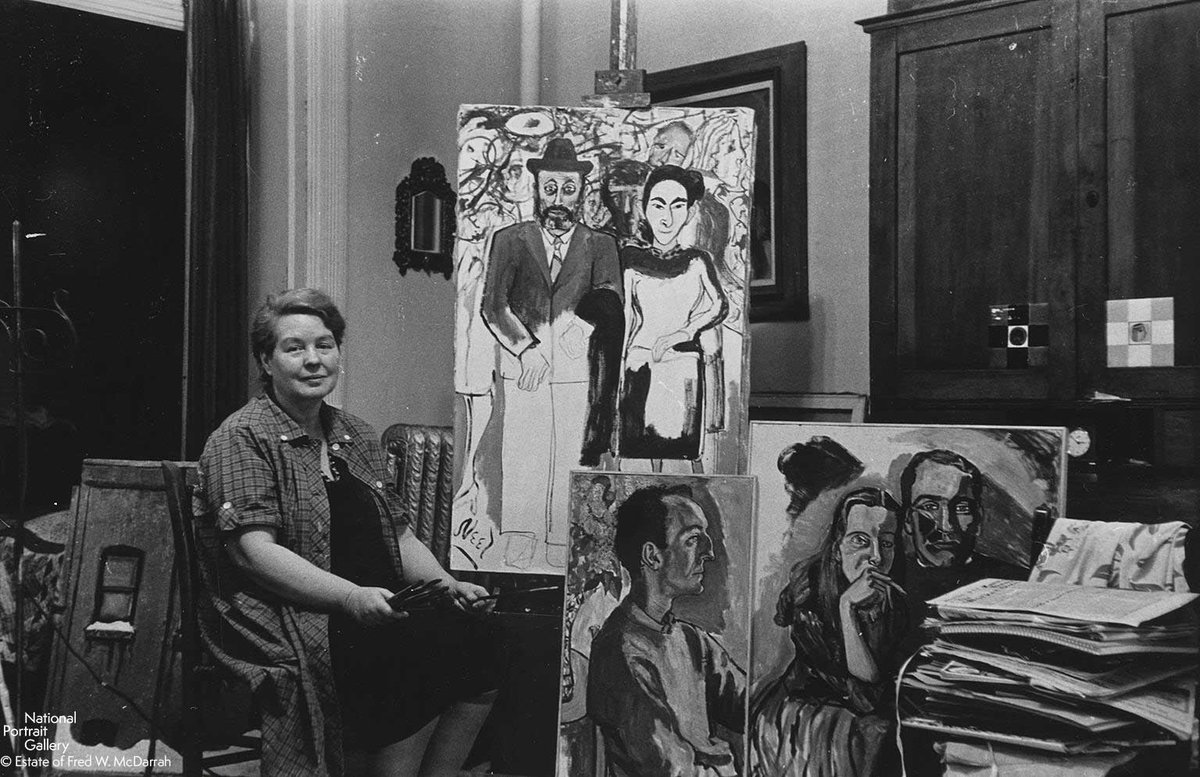 smithsoniannpg's tweet image. "You can't leave humanity out. If you didn't have humanity, you wouldn't have anything." #HBD, Alice Neel! 📷 #FredWMcDarrah