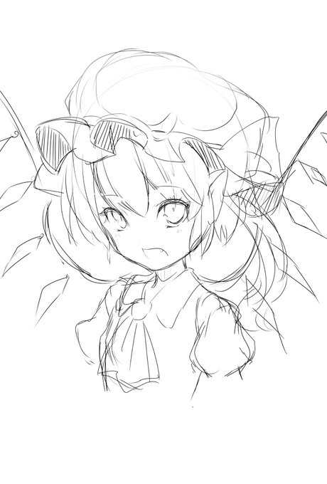 たまにはアナアリ以外でなんか描こうと思って落書きしてました。
フランちゃんとミミッキュ('ω' ) 