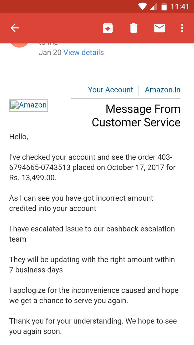 chirag_asnani's tweet photo. @amazon @amznind first you promise then you walk away, is this how you will capture market? #AmazonCheated #AmazonCheater https://t.co/KBcJu3Tz8u