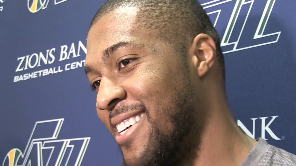 Derrick Favors Shootaround Interview 1.28.17 📽️: on.nba.com/2k3Oof9 #MEMatUTA https://t.co/bqYcbgzg2s