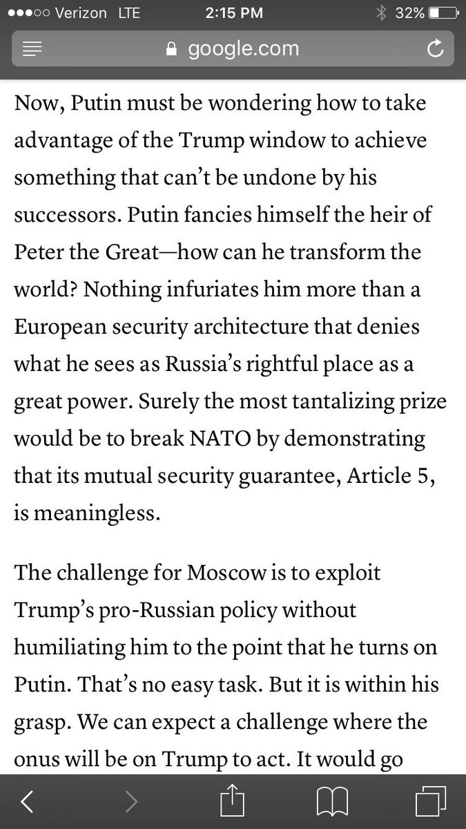 thomaswright08's tweet image. In light of the Trump-Putin call today, here's why I think Putin may turn on Trump despite him being pro-Russian theatlantic.com/amp/article/51…