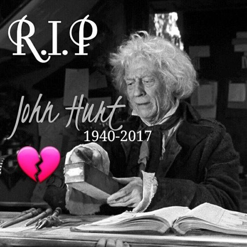Ollivanders está de luto hoy. Varitas al cielo por John Hurt, nuestro Garrick Ollivander.