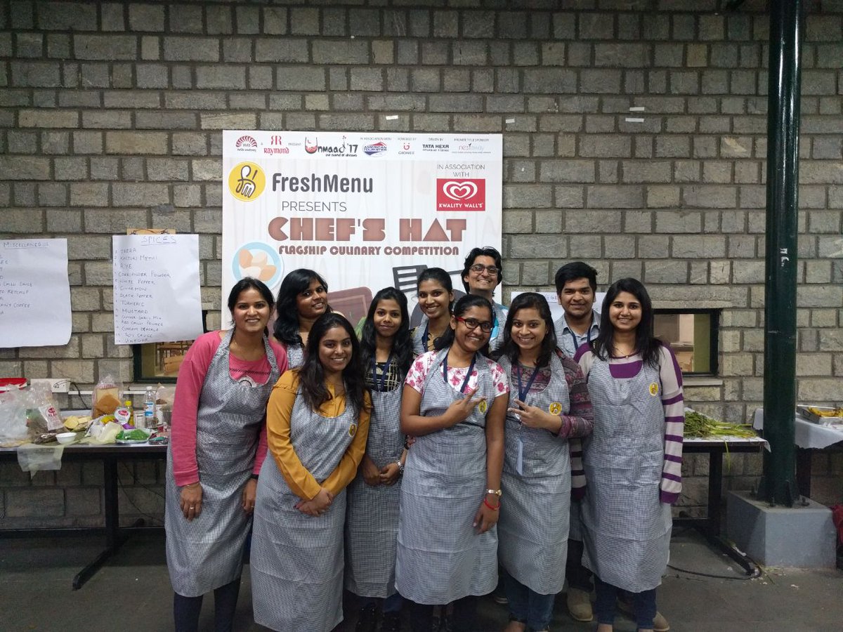 FreshMenuIndia's tweet photo. FreshMenu at @UnmaadIIMB :)
Here are some snaps from our Chef's hat event. https://t.co/tx5ZbLoKRk