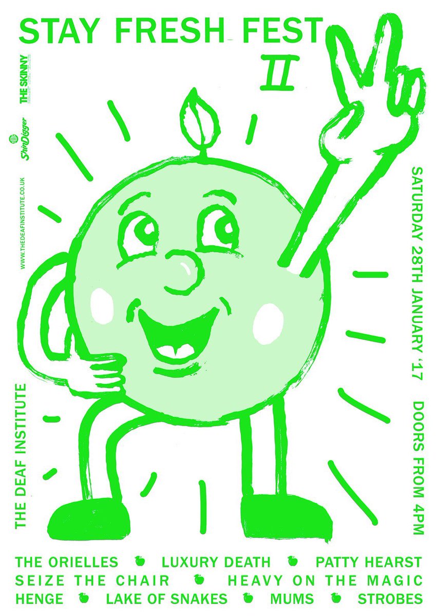 Hi we're at <a href="/DeafInstitute/">The Deaf Institute</a> tonight for Stay Fresh Fest. STC on at 8.30pm in the bar - tickets on the door!