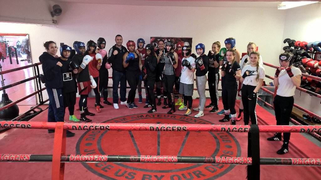 Female Development training squad at Dagenham Gym, London..#TeamEngland.....