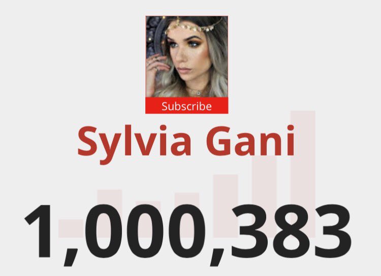 sylviagani's tweet photo. I WOKE UP TO 1 MILLION SUBSCRIBERS YOU GUYS WE DID IT OMFG WTF ONG WOW HOLY SHOT WOW I LOVE U GUYS https://t.co/uTCAU6fNBJ