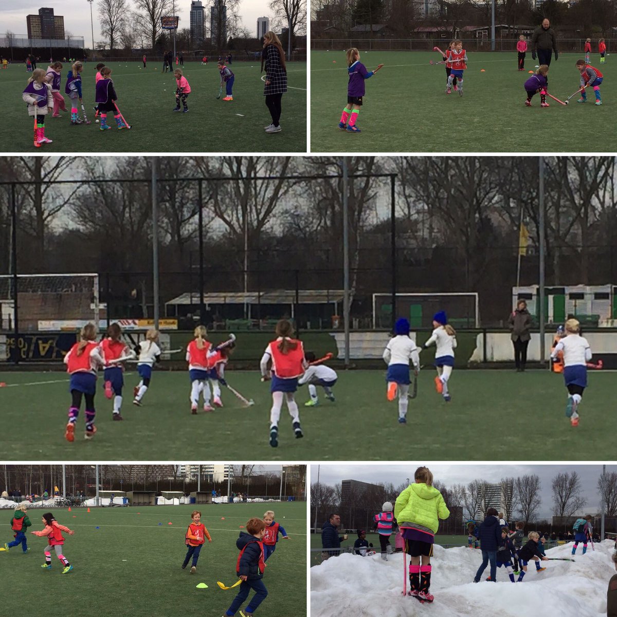 Geslaagde eerste dag Leonidas MidWinterCompetitie jongste jeugd #weerhetveldop #samenhockeyen #letsgoleo