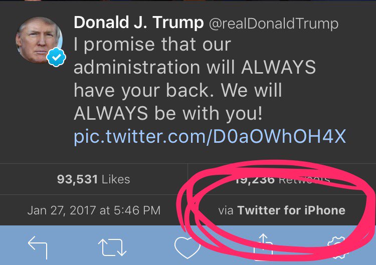 mcnees's tweet image. Tweeted from a device created by the son of a Syrian immigrant.