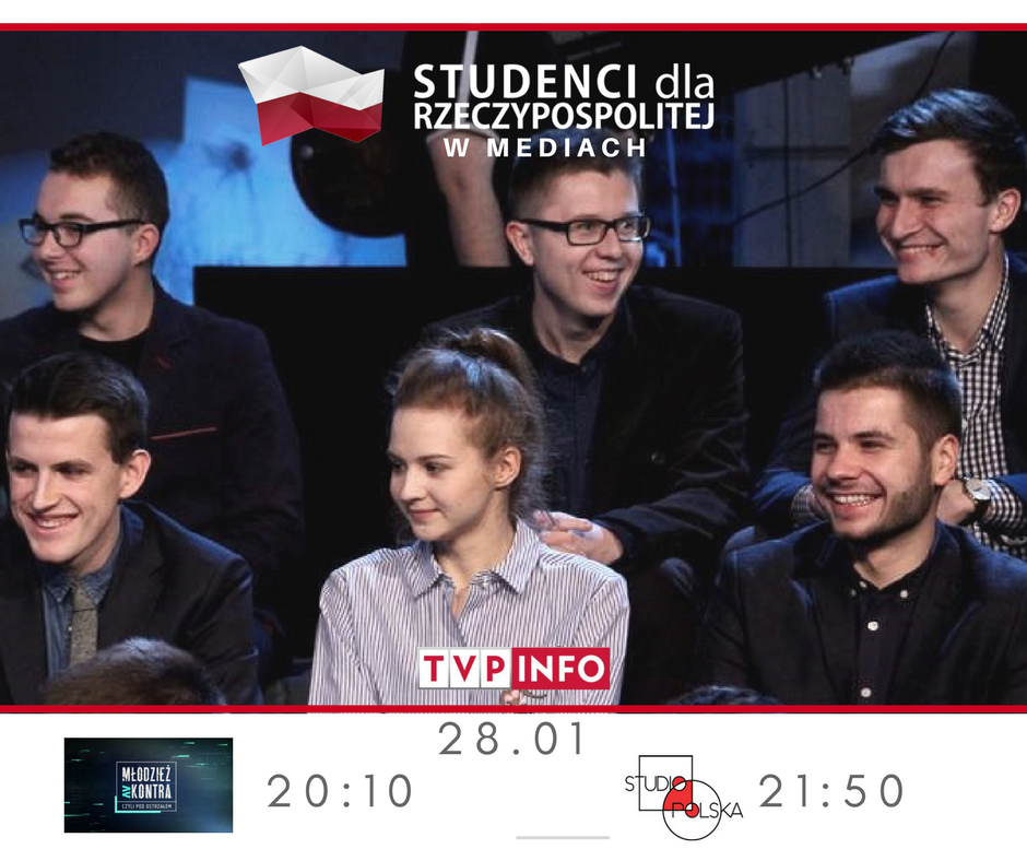 StudencidlaRP's tweet photo. Emocje związane z #ProtestStudentow się nie skończyły. Dziś będziemy w dwóch pr. na @tvp_info.
20:10 #MłodzieżKontra
21:50 #StudioPolska https://t.co/CO2qDSd6r6