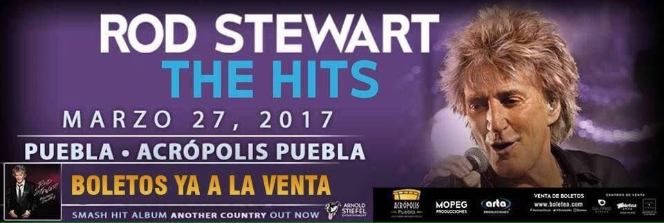 #rodstewart llega a #Puebla con su gira #TheHits boletos ya a la venta @AcropolisPuebla #laexperienciadelshow