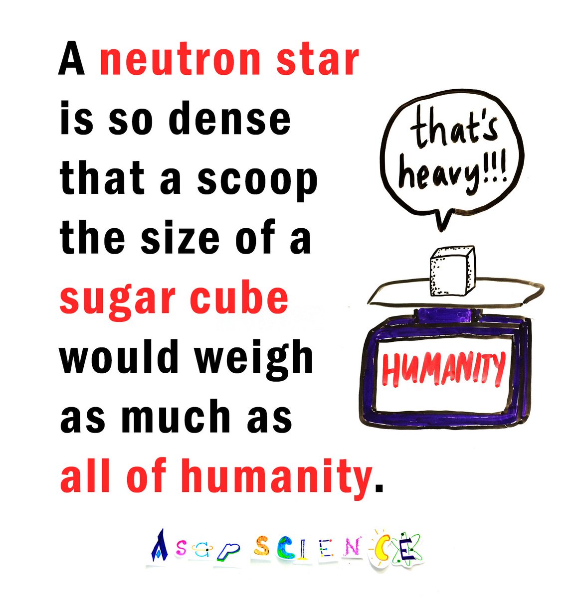AsapSCIENCE's tweet photo. That's heavy. https://t.co/l8ek7UaRev