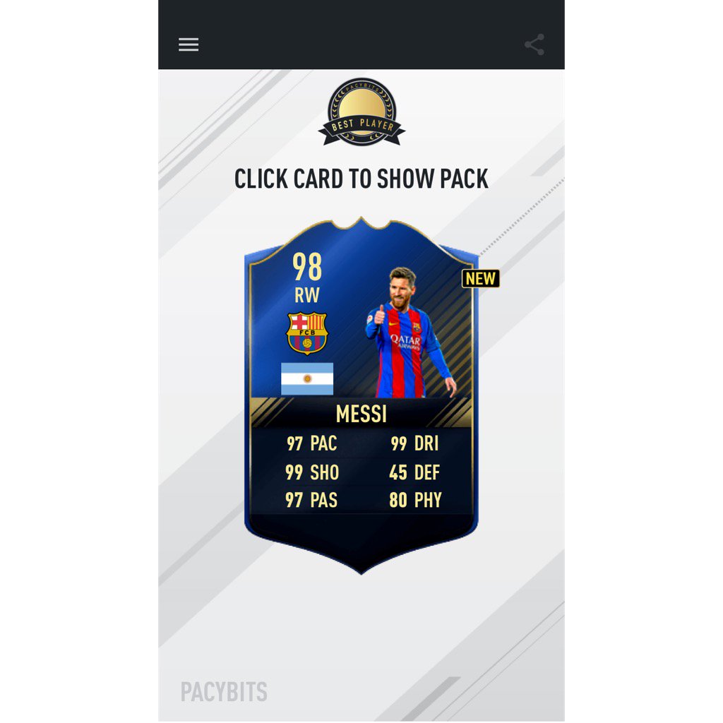 181Andys's tweet photo. #FUTPACK #Messi https://t.co/rWAXkEOqKv