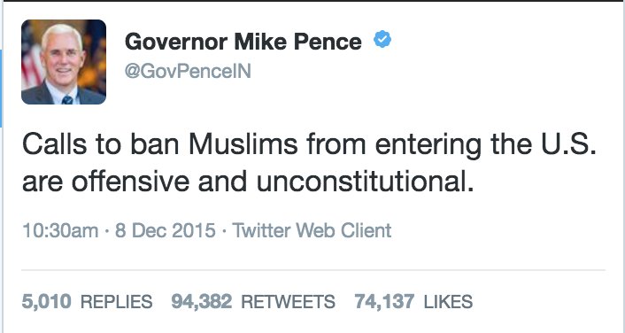 JoeCrowleyNY's tweet photo. .@SpeakerRyan and @VP, you have a chance to stand up to bigotry &amp; hate. You did so last year. Why not now? https://t.co/oF4G59xJ9x