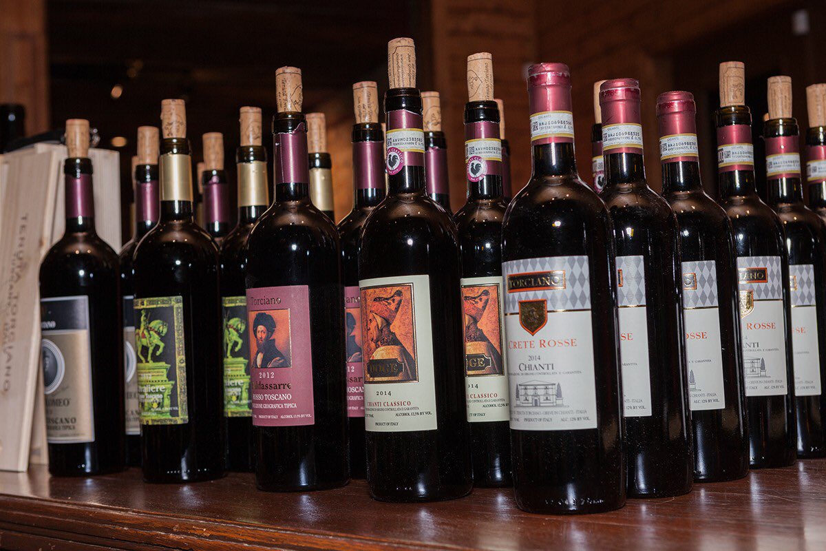 Winery Torciano from Tuscany, Italy came to teach fine wine and olive oil tasting. So much fun!