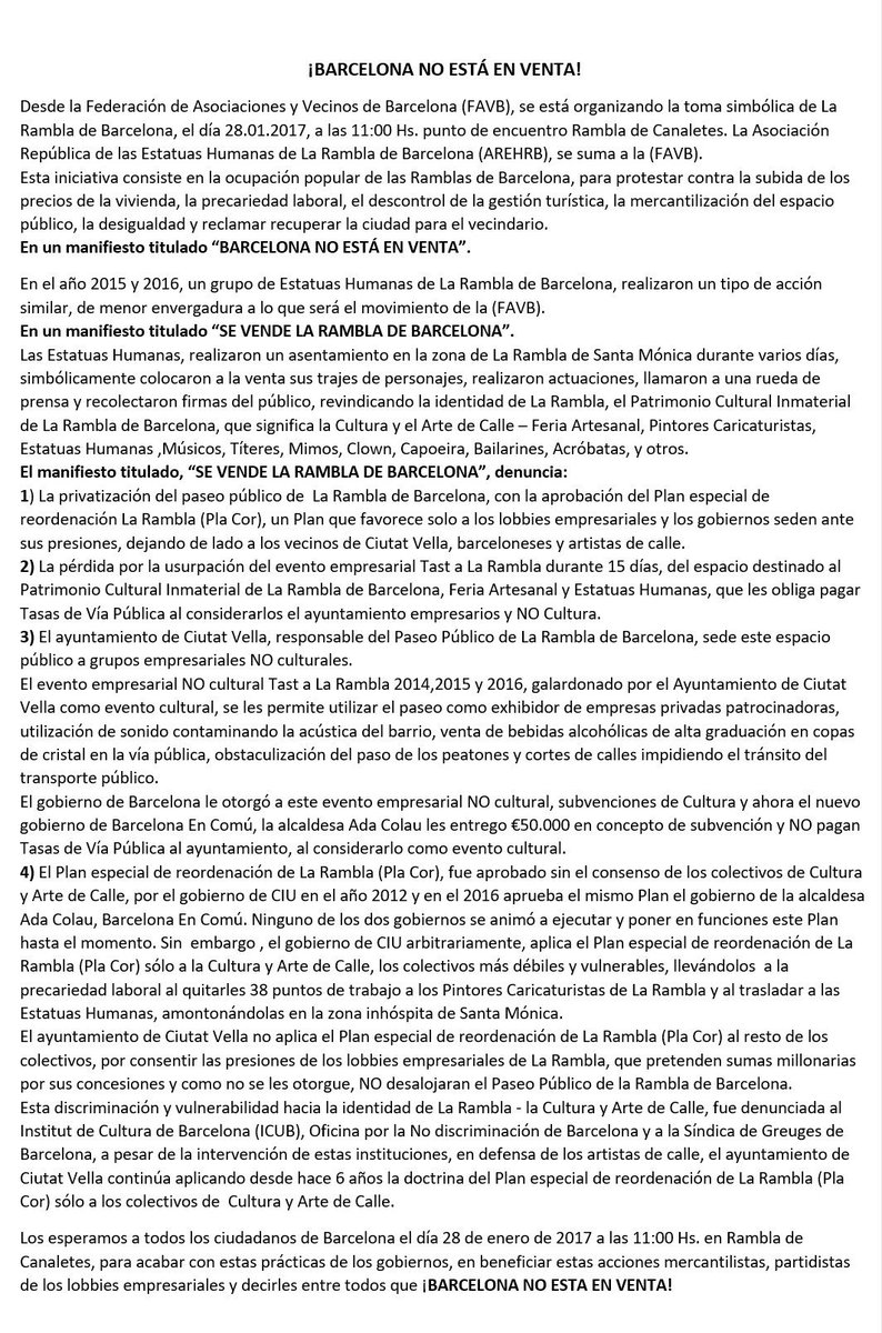 Estatuas Humanas tweet media