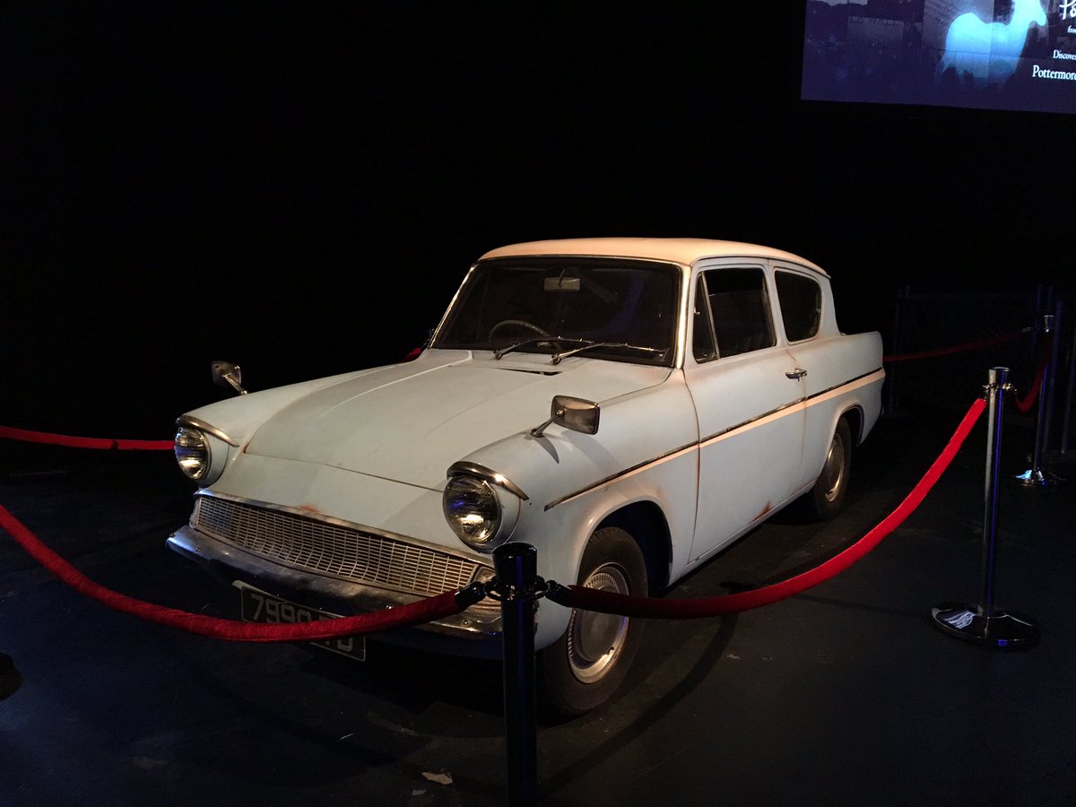 officialfye's tweet photo. BRB. Trading in our muggle cars for a Flying Ford Anglia! #HPCelebration #IWantToBeAWizard https://t.co/MTLKKvOHJw