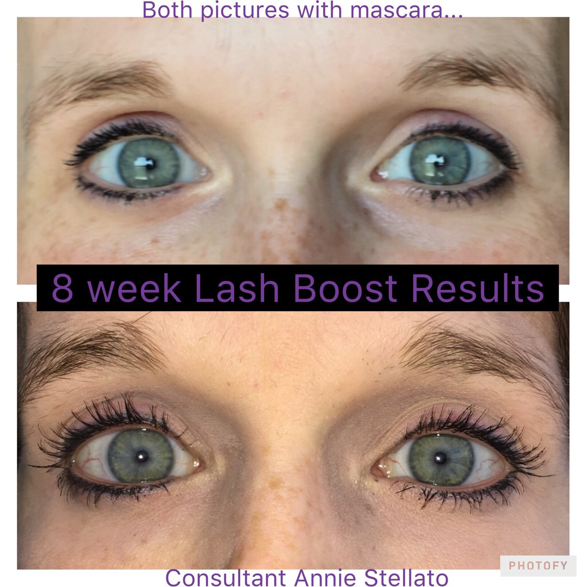 ajlstellato's tweet photo. My results with Lash Boost! 💜#growyourownlashes #lashboost #allyours #allnatural #longerfullerdarkerlashes #stopgluingANDstartgrowing https://t.co/ikRy7V3JYc