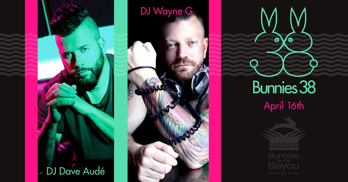 botb_inc's tweet photo. So exited that @daveaude and @djwayneg will be spinning at #Bunnies38! Tickets at https://t.co/QOMvpktwbB #BOTB #HTX #Houston https://t.co/bTFykgoCZw
