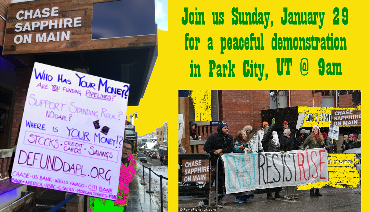 PegasusCollonge's tweet photo. Join the #marchonmain in Park City, UT tomorrow to support #StandingRock and #NoDapL for the sake of justice, @sarainfox and @heather_rae22 https://t.co/cXdsZIloak