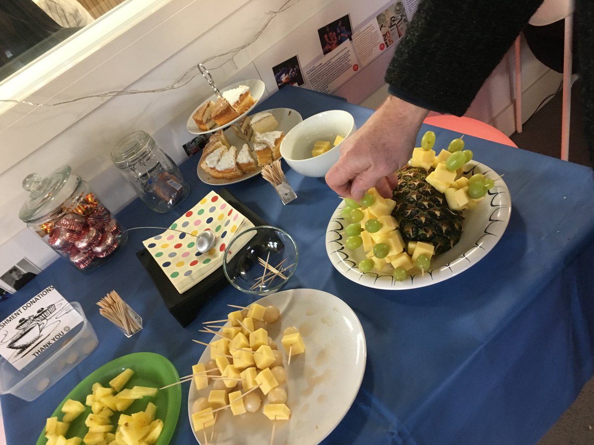 ChapelFM's tweet photo. @Tesco_Seacroft your #community donations are going down a treat @ChapelFM Open Day! Thank you! #70sPartyFood #Cake #PineappleOnSticks https://t.co/WfgbFTQRpr
