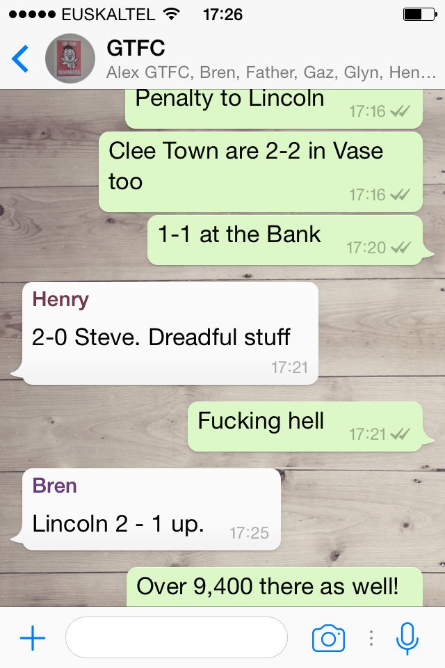 nousrembobinons's tweet image. @CodPodPod due to today's shit show v one man team Steve, our #GTFC whatsapp group has caught a bit of Fameryitis...