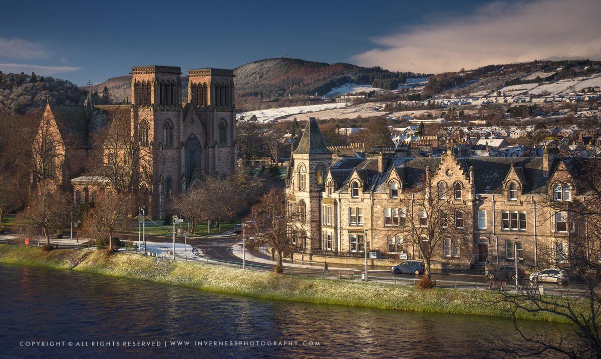 We ❤ this shot of the city of #Inverness - so pretty! 😍 #Highlands  @visitnessie 📷 FB/Inverness Photography, image size:1200x717