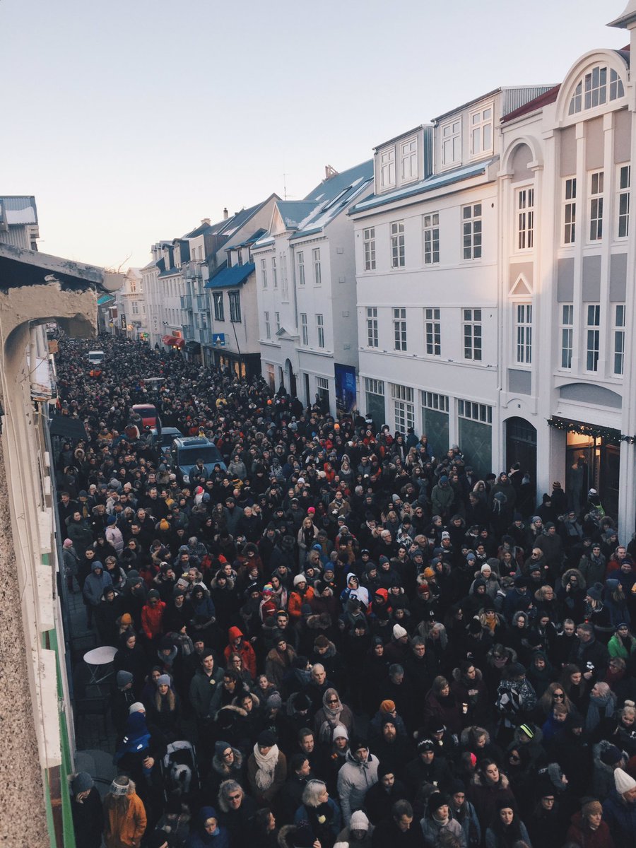 Reykjavík í dag. 💙