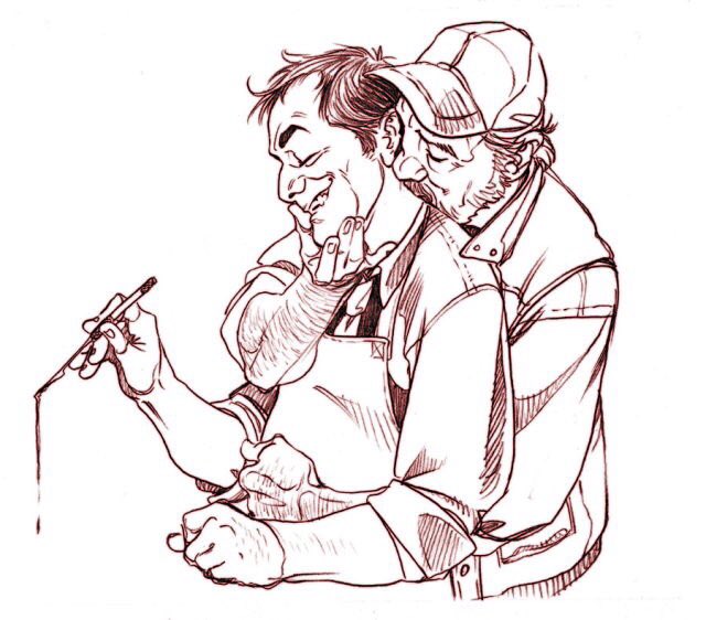 || gorlassar uploaded more Crobby art today. I've never been so happy.