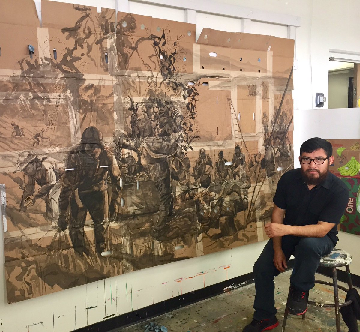 glamfa24's tweet photo. @csulb open studios tomorrow, Jan 29th from 4-6pm! Stop by and hang out with us 👍#openstudios #studio #artstudios https://t.co/Hd7JjaXyk6