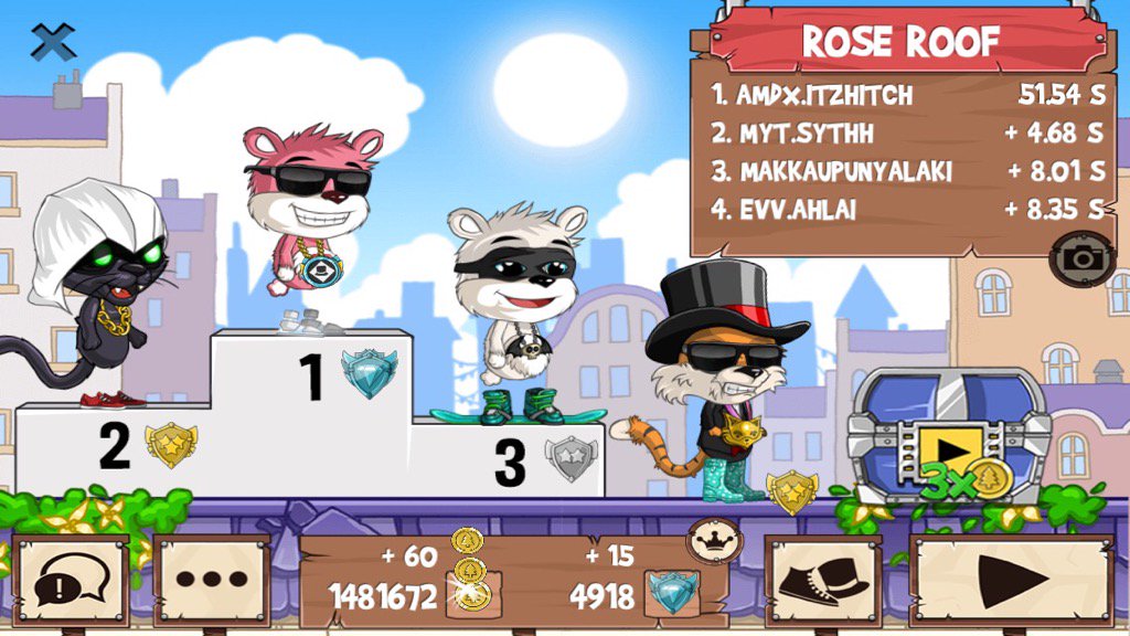 HI7CHx1's tweet photo. Get on my level, son! #funrun2 #Sythh #MAKKAUPUNYALAKI #AhLai https://t.co/rvdNB2Uhm5