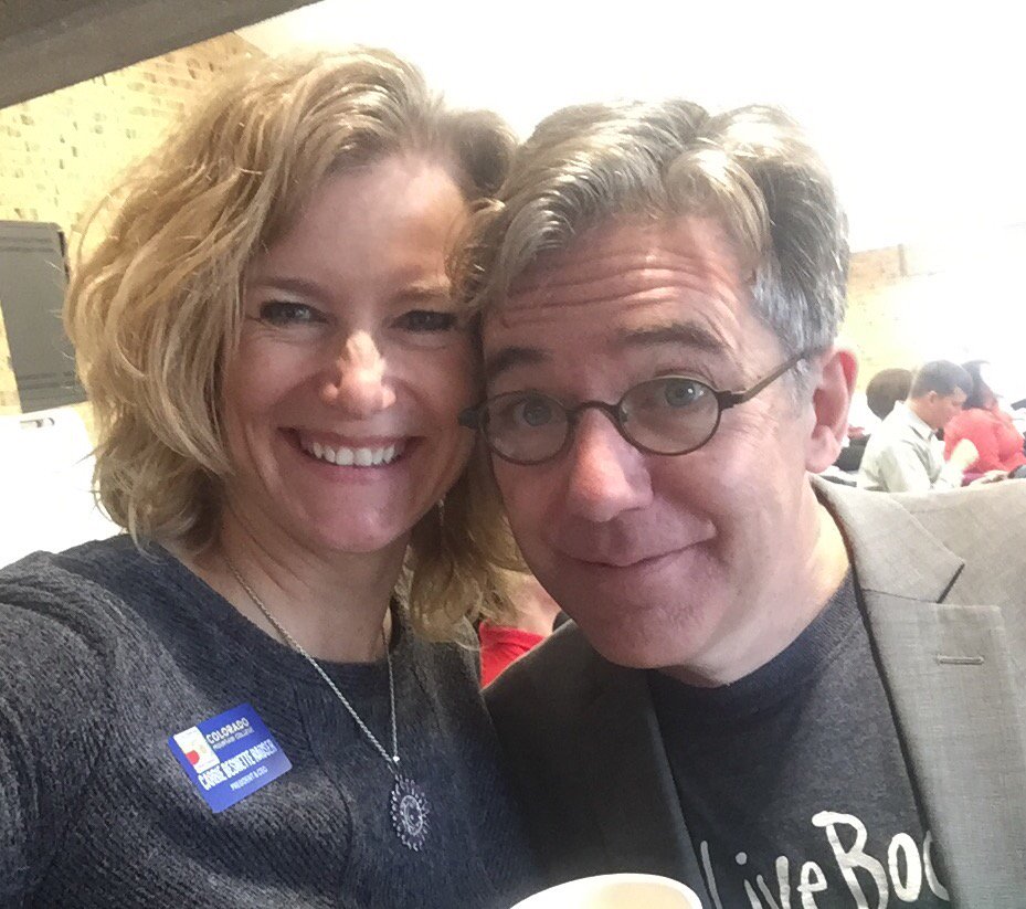 CarrieBHauser's tweet photo. @FablePaul rocked #thinkspaceco grand opening w/ #dot #ish &amp; unleashing creativity in every child! #fablelearn https://t.co/5BWbeJnqcw