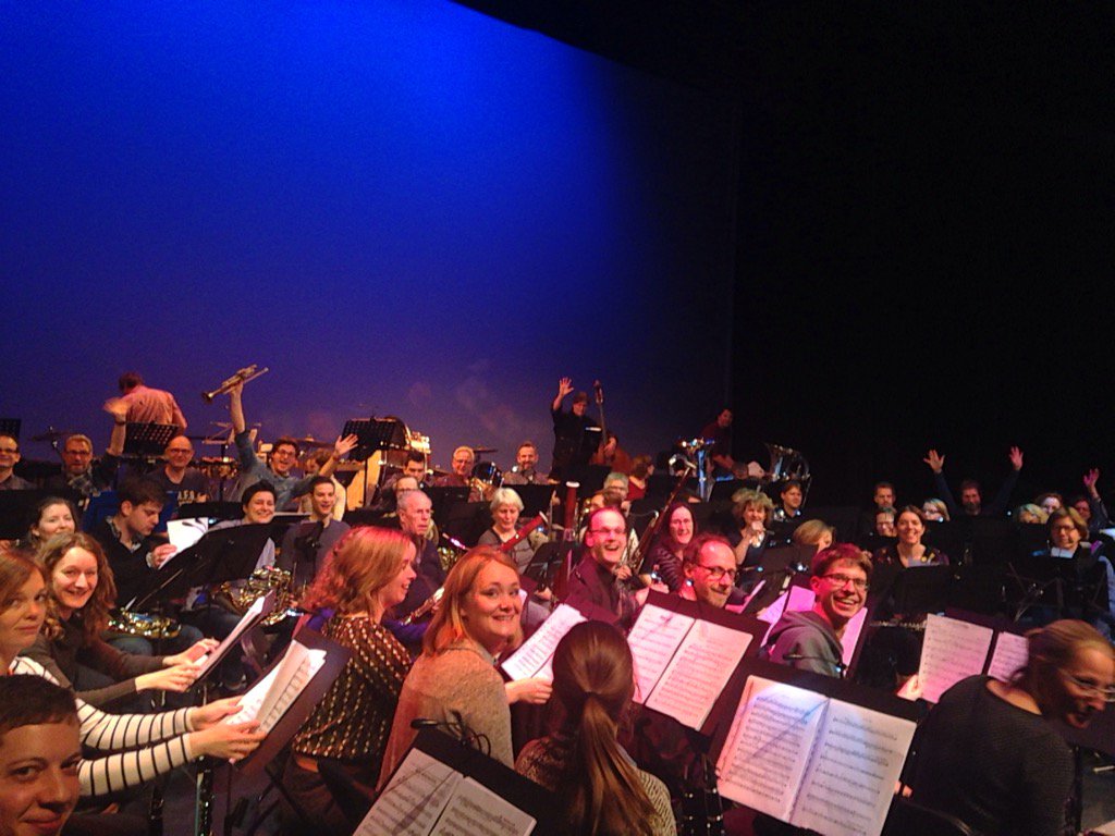 Super rehearsal! <a href="/brelandbrass/">Brel & Shaffy and Brass</a> is gonna be so much fun tonight <a href="/harmoniedelft/">Harmoniekapel Delft</a> #brel #brass #hafabra