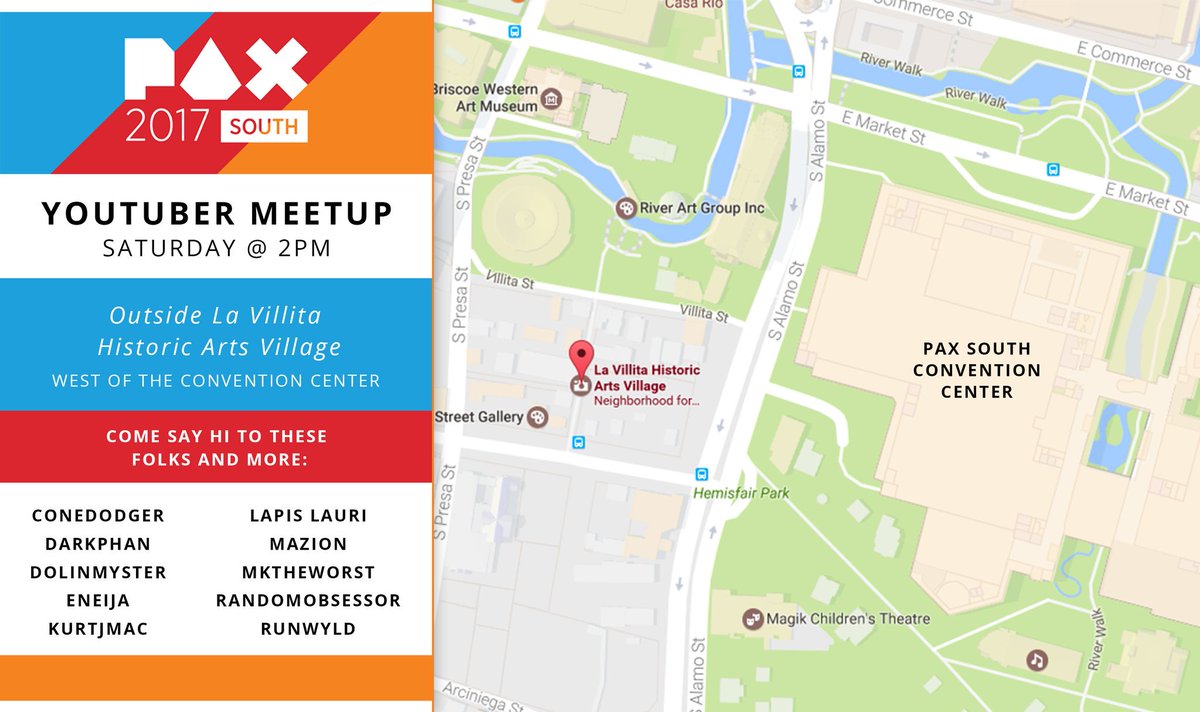heatherfofo's tweet photo. Meetup is TODAY! Come say hi or something if you want to.. 🐙 #PAXsouth2017 https://t.co/O6Xic7mbpF
