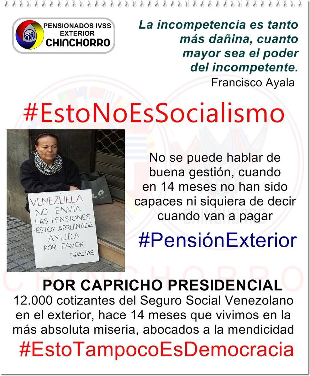 LuisaMontaa5's tweet photo. @ivssoficial @c_rotondaro Gral tenemos ntras pensiones pero ud no las paga Q hacemos? A quién recurrir? @ViceVenezuela @TarekWiliamSaab https://t.co/A6pa1H2VmU