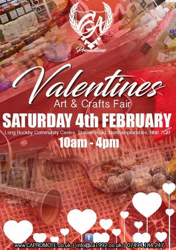 Looking forward to our next fair! Saturday 4th Feb @ Long Buckby Community Centre ❤️ #valentinesfair #artandcraftfair #smallbiz #craftfair