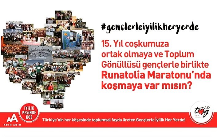 Koşarak Değişim Yaratmak Mümkün!

Toplum Gönüllüsü gençleri desteklemek için 5 Mart 2017 Pazar günü Antalya’dayız!