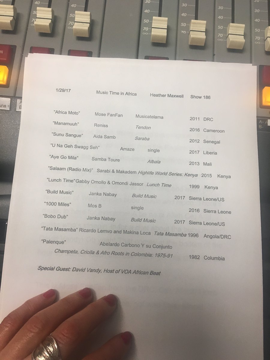 musictimeafrica's tweet photo. Check out tomorrow's playlist! Sunday 9h, 15h, 20h and 22h UTC. #Reniss #Hipco #SambaToure  #Makadem #JankaNabay #MosB #DavidVandy https://t.co/XNjca8KORa