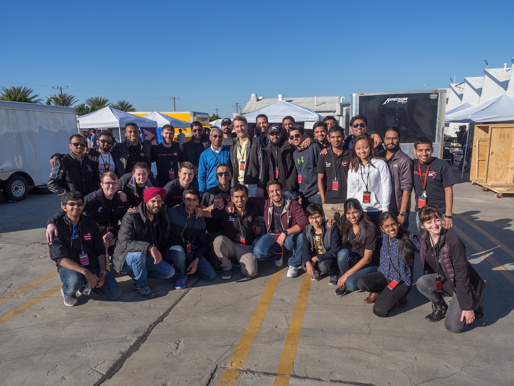 UofCincymag's tweet image. That time #HyperloopUC students met a legend at #SpaceX named Brogan BamBrogan. @BamBrogan. #breakapod #hyperloop magazine.uc.edu/news/hyperloop…