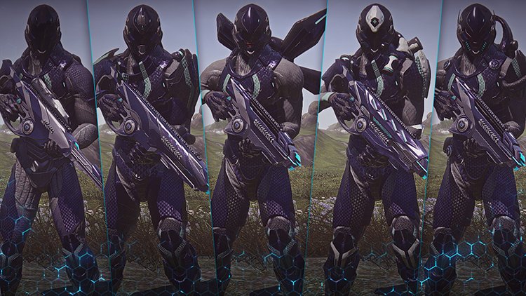 Planetside 2 The Sleek And Stylish Darkstar Armor Suits The Vanu Sovereignty Well These Sets Are Now Available On Pc And Ps4