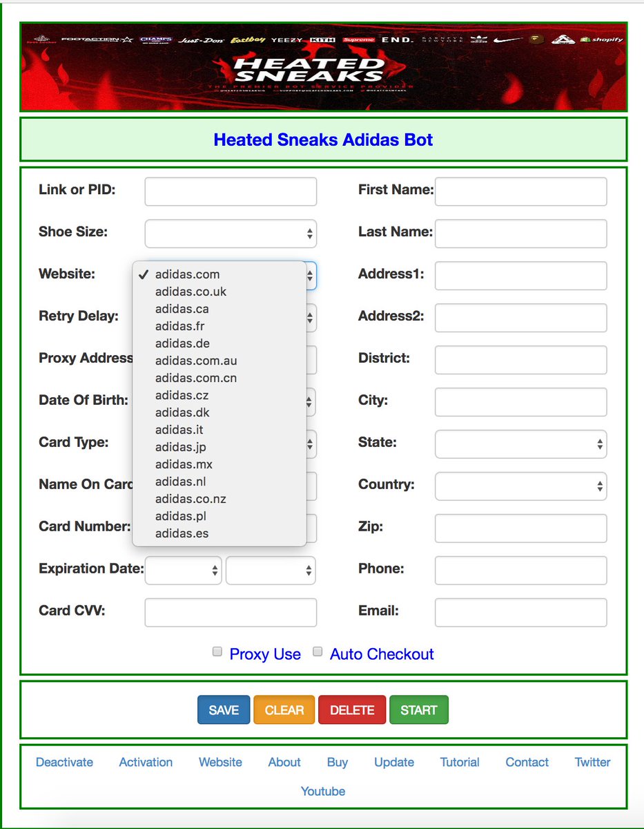 HeatedSneaks's tweet photo. Adidas Bot Update (16+ Nations) is nearly complete. Adding finishing touches this weekend. Ready for #YeezySeason.
https://t.co/Bi7ImpQj19 https://t.co/JqXjyuZpIu