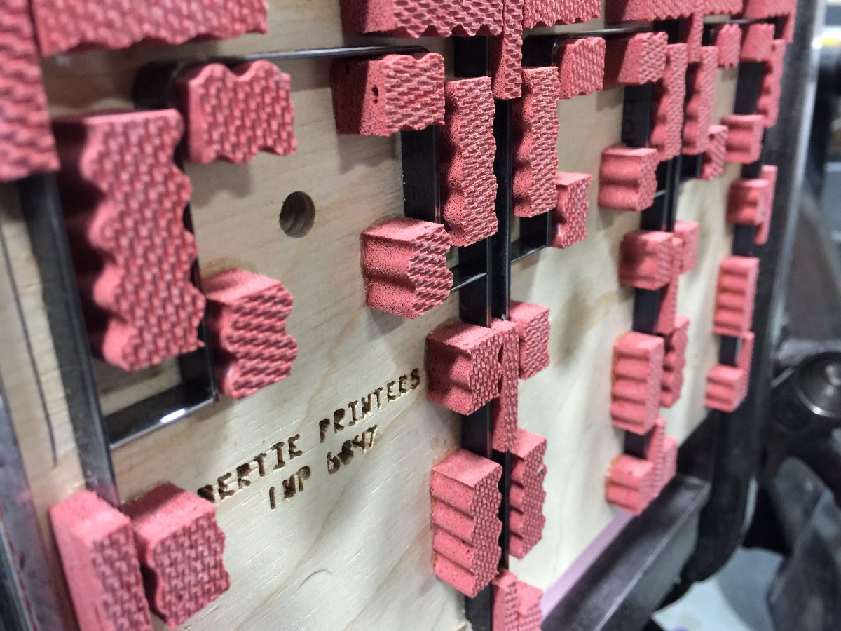 bertieprinters's tweet photo. Nothing like a Saturday morning diecutting session! #diecutting #necktags https://t.co/629eJNMJmy