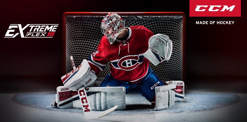 Mark your calendars.

The next generation of the CCM Goalie family arrives on April 28th. #EFlex3