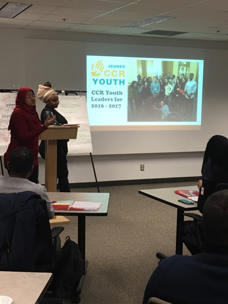 YURefugees's tweet photo. Exciting day with @ccryouthnetwork @ccrweb &amp; @joemihevc !! Newcomer &amp; Refugee issues &amp; civic engagement @YorkUnews https://t.co/o6QxPOkvcg
