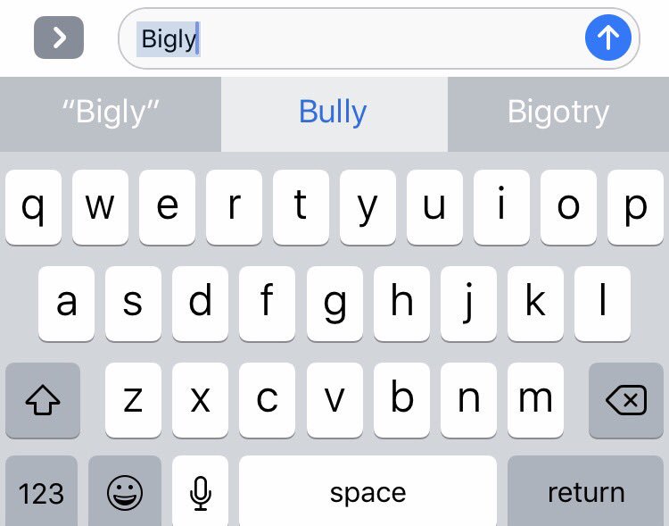 marknic's tweet image. That is some big league trolling, autocorrect.