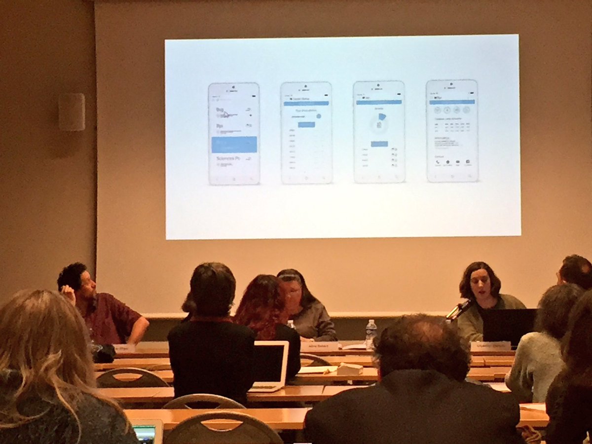 INHA_Fr's tweet photo. #RencGC17 Le numérique en bibliothèque ça a aussi des applications pratiques : ex ac @Affluences_App utilisée par plusieurs des intervenants https://t.co/Vniunz2srl