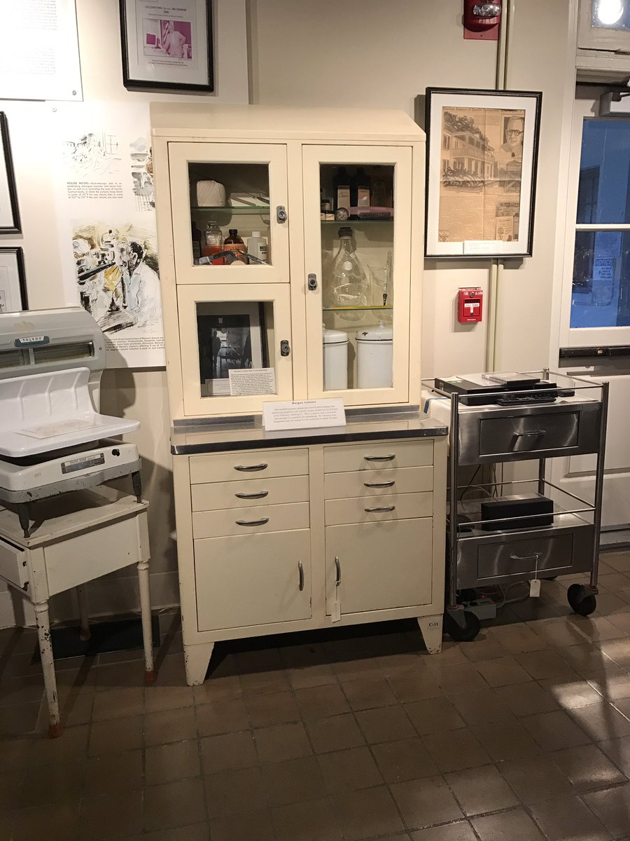 AuntPiddy's tweet photo. Morgue cabinet! Kind of cute, I'd have it in my house. #LeprosyMuseum https://t.co/C656uXw7gd
