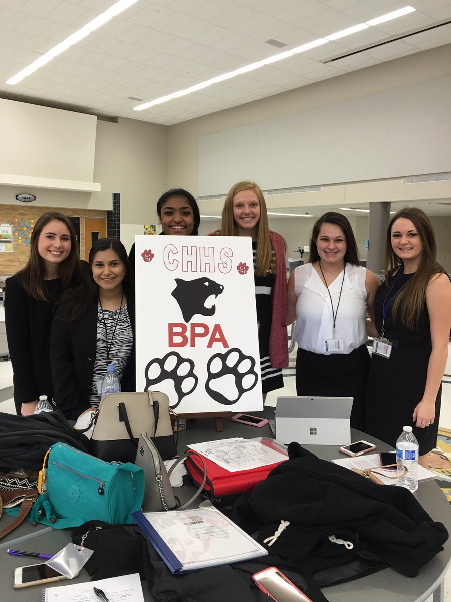 sherrell_lander's tweet photo. @chhspanthers @GCISD 
CHHS BPA ready to compete at Regionals! https://t.co/XAIwVRt11n