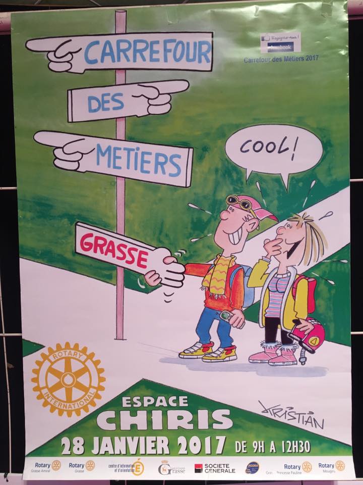 JeromeViaud's tweet photo. 18ème Carrefour des Métiers
Merci aux 120 intervenants présents qui ont présenté leur métier aux collégiens et lycéens Grassois. https://t.co/8QUhs0wVRp
