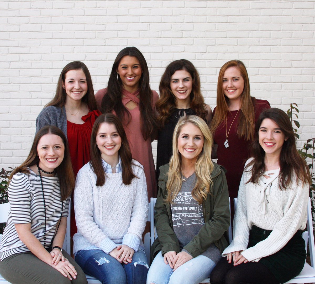 We are so thankful for our awesome PANHELLENIC DELEGATES ! We love working with these ladies, &amp; they each represent their chapters so well!!