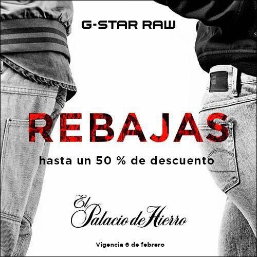 Este fin de semana aprovecha los descuentos de #GStarRawMx en <a href="/palaciohierro/">El Palacio de Hierro</a>  y recuerdan que estarán hasta el 6 de febrero